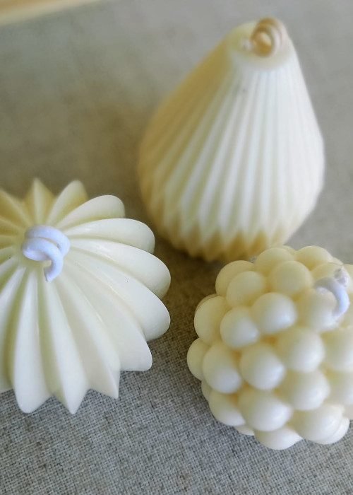 Trio de velas aromáticas